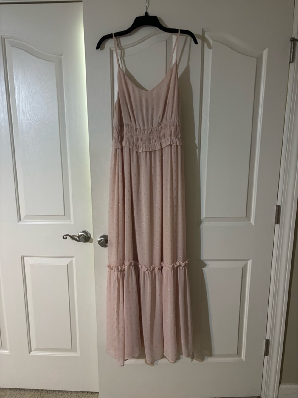 Gianni Bini Blush Pink Maxi Dress